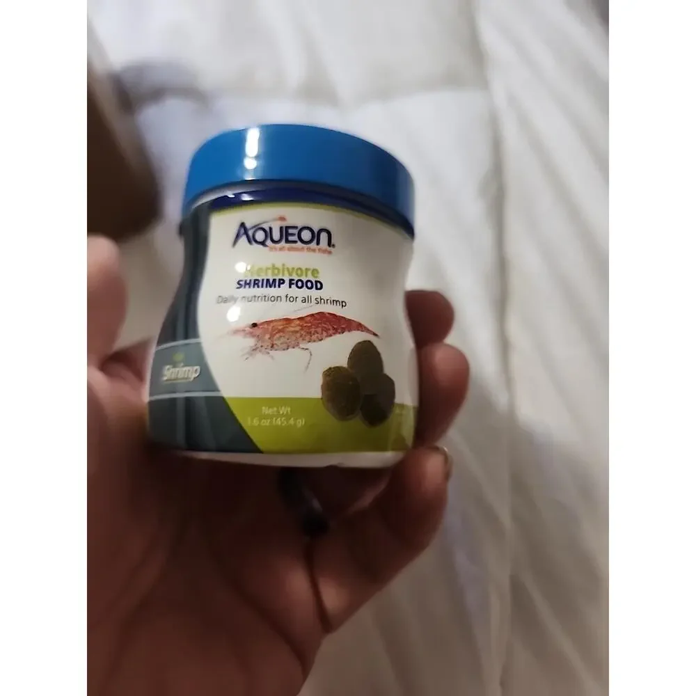 Aqueon Herbivore Shrimp Food 1.6 oz Case of 18 New Aquarium Shrimp Food